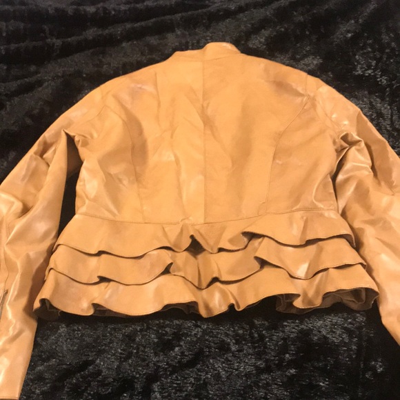 Faux leather jacket - Picture 2 of 4